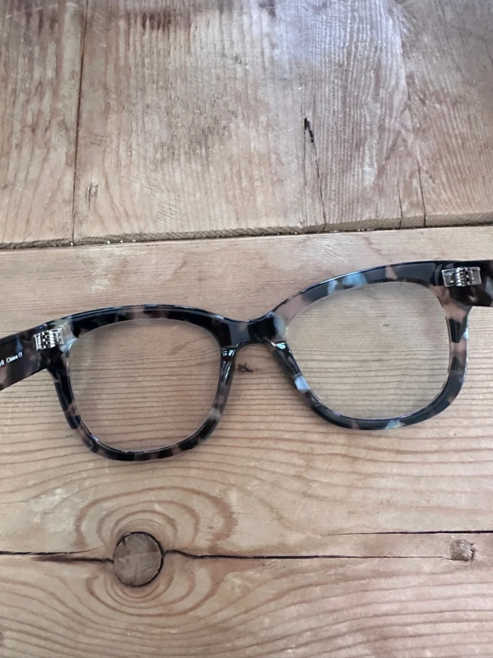 Warby Parker Tatum Smoky Pearl Tortoise Gray Cat-Eye Glasses Frames